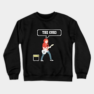 Play The Cure with guitar Crewneck Sweatshirt